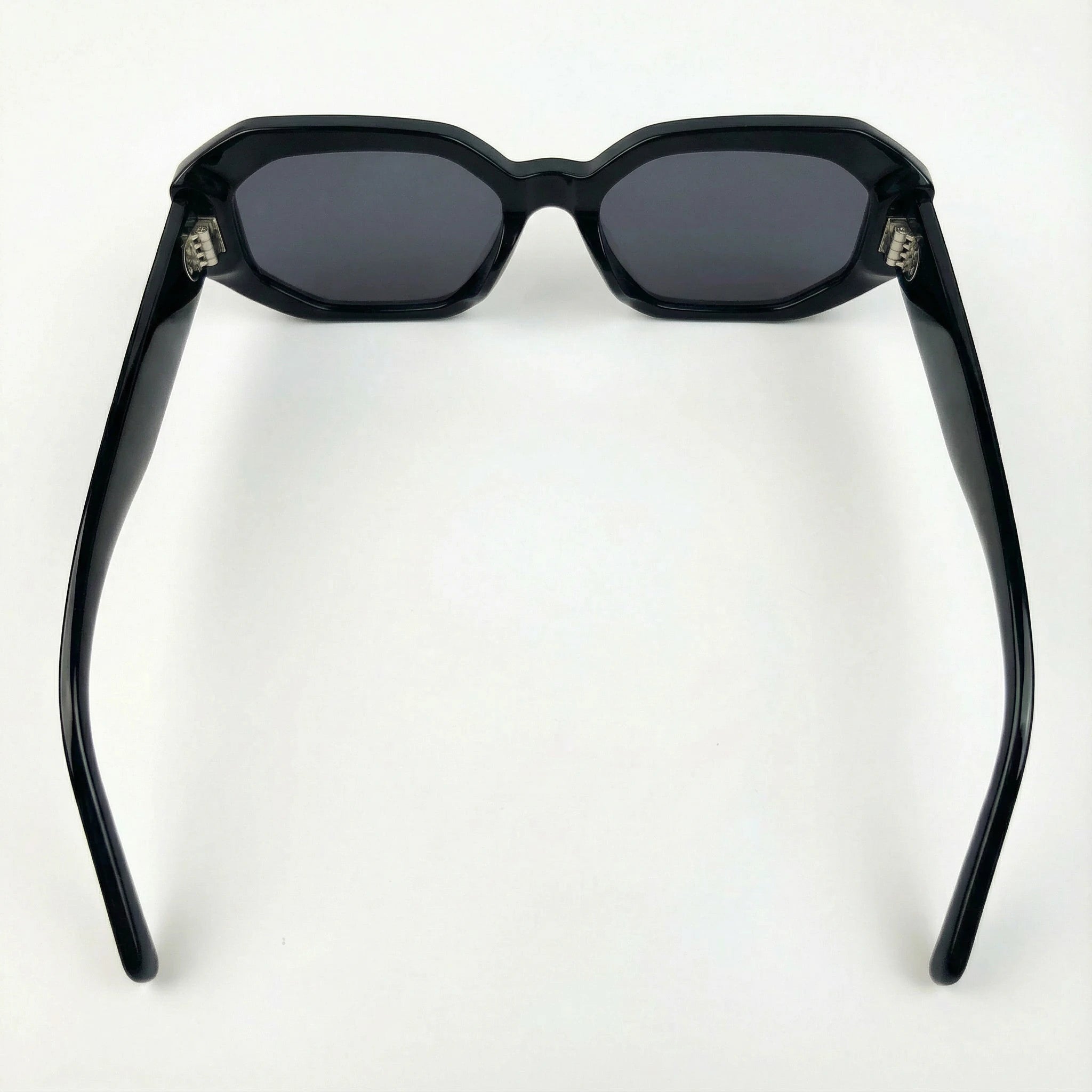 Luxury Oversized Square Sunglasses for Women - UV400 FDA Certified Rose Gold Stainless Steel Frame UV Protective Eyewear