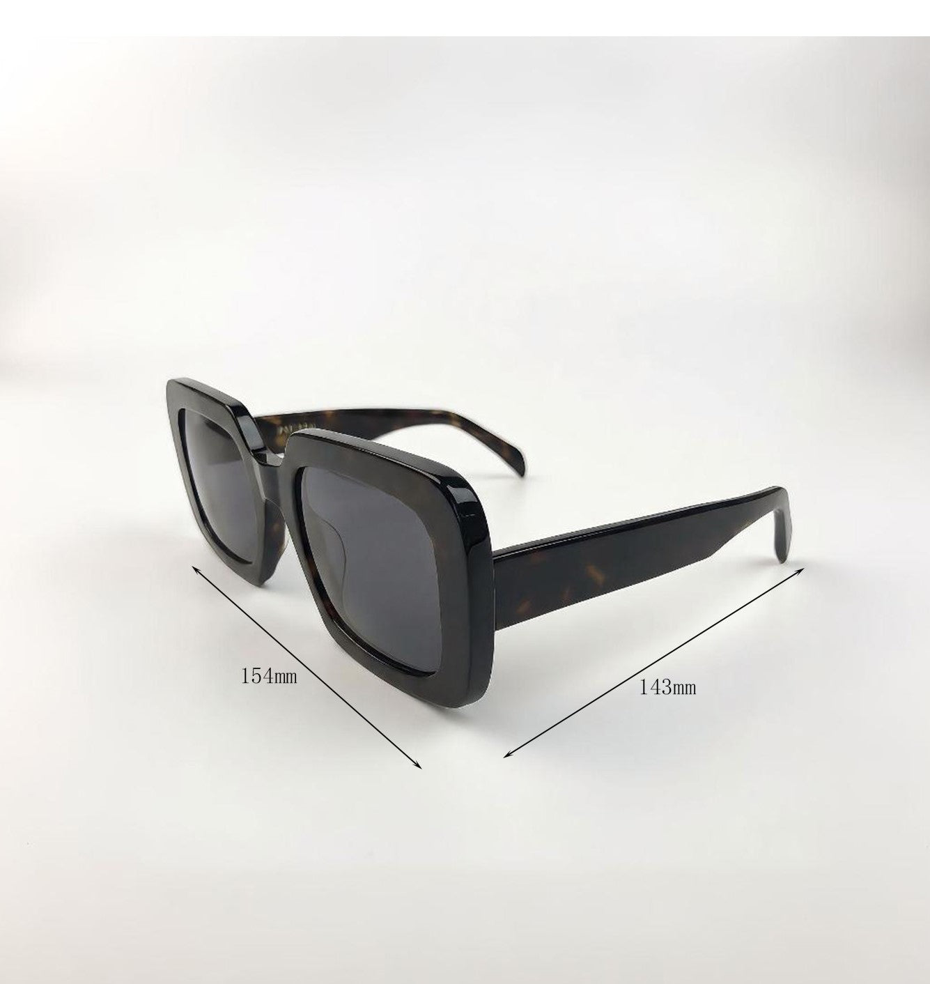 AyLALy Luxury Oversized Square Sunglasses for Women - UV400 FDA Certified Rose Gold Stainless Steel Frame UV Protective Eyewear