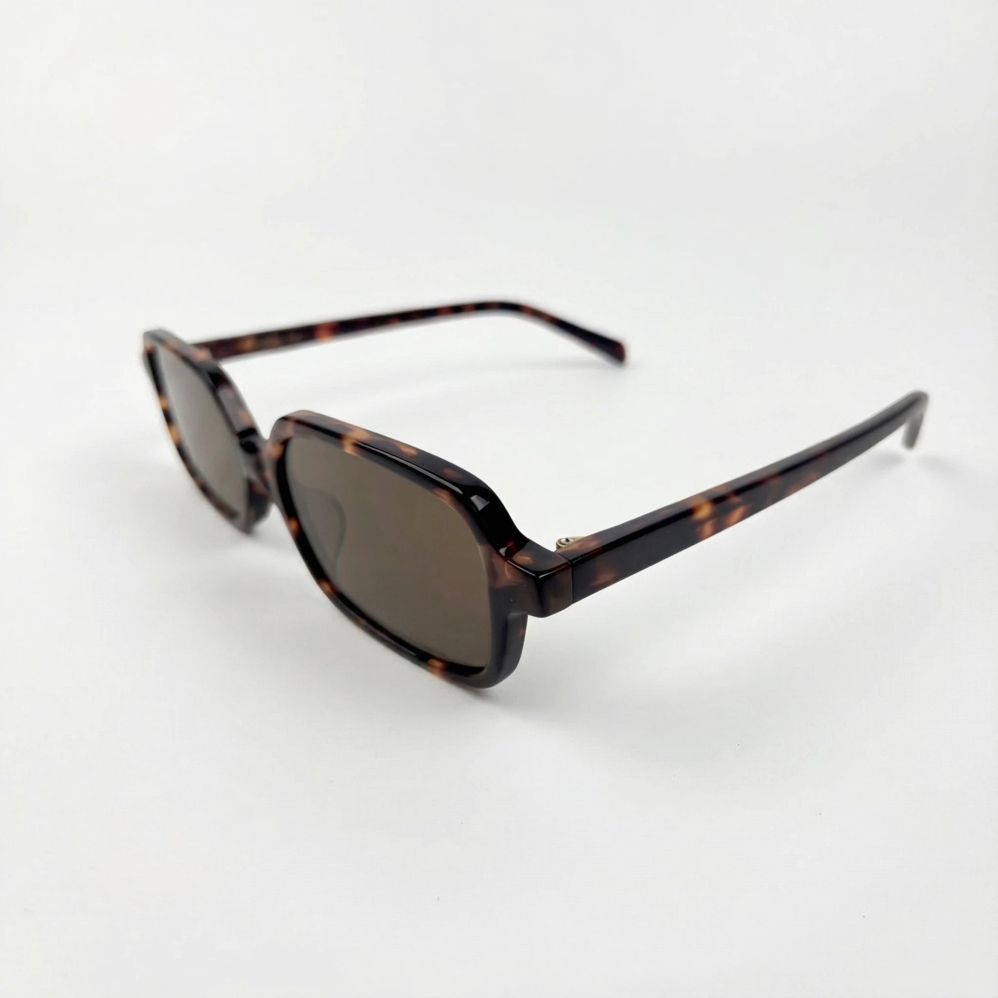 AyLALy Tortoiseshell Slim Rectangular Sunglasses for Women - UV400 FDA Certified Acetate Frame Retro UV Protection Eyewear