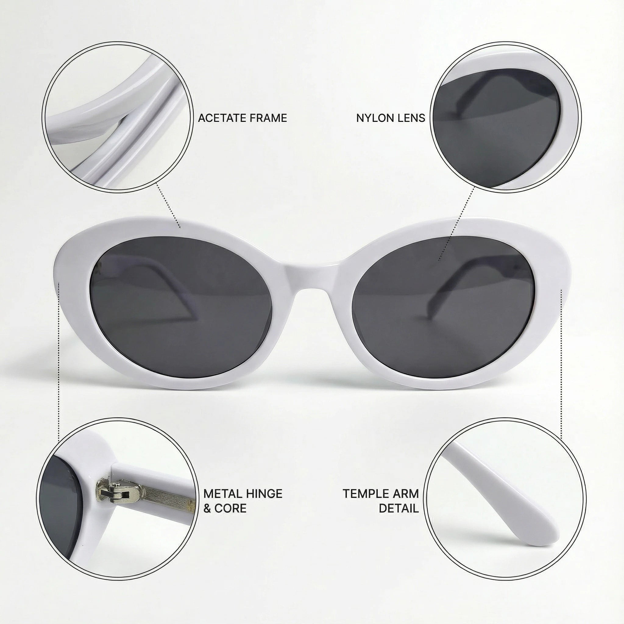 AyLALy Luxury Oversized Square Sunglasses for Women - UV400 FDA Certified Rose Gold Stainless Steel Frame UV Protective Eyewear