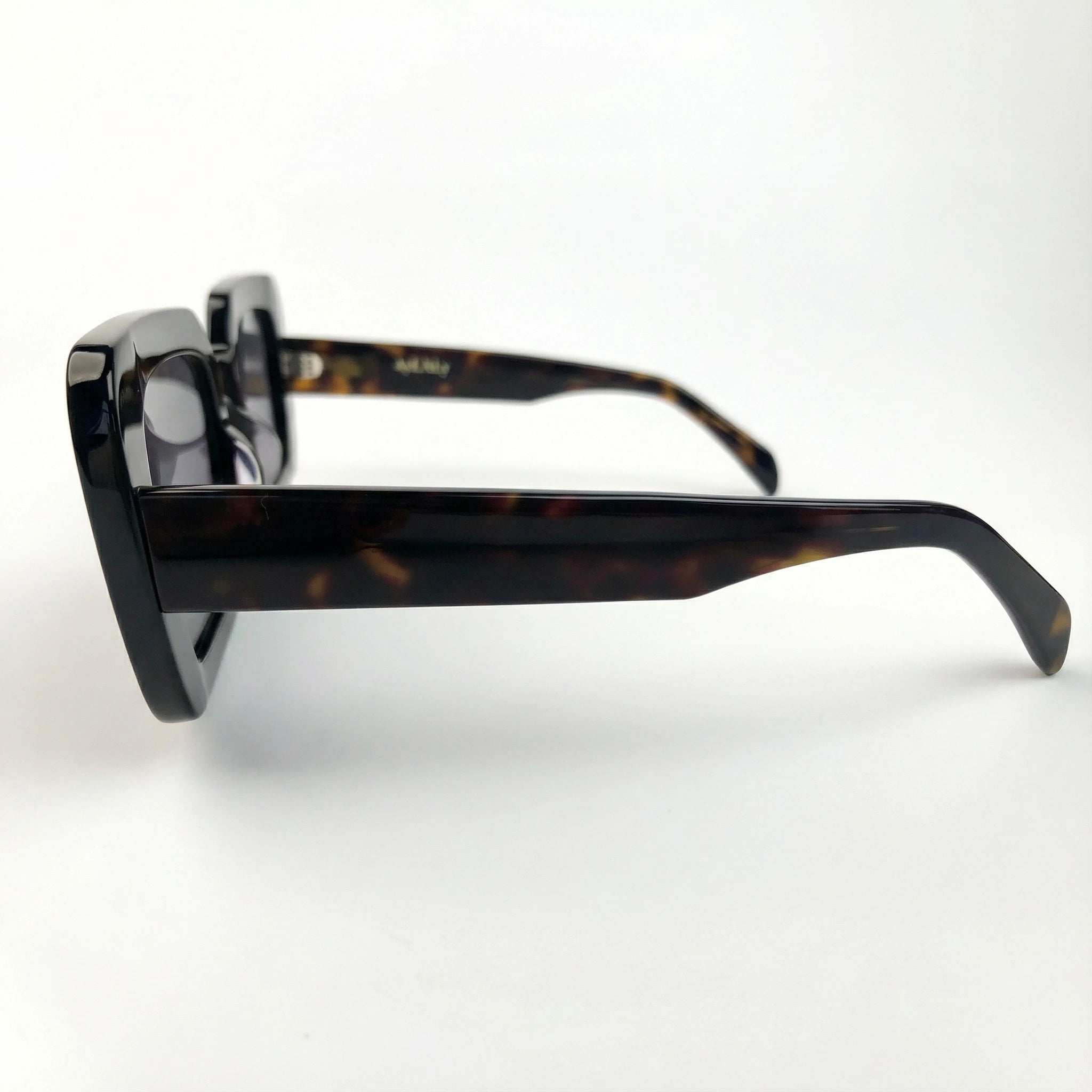 AyLALy Luxury Oversized Square Sunglasses for Women - UV400 FDA Certified Rose Gold Stainless Steel Frame UV Protective Eyewear