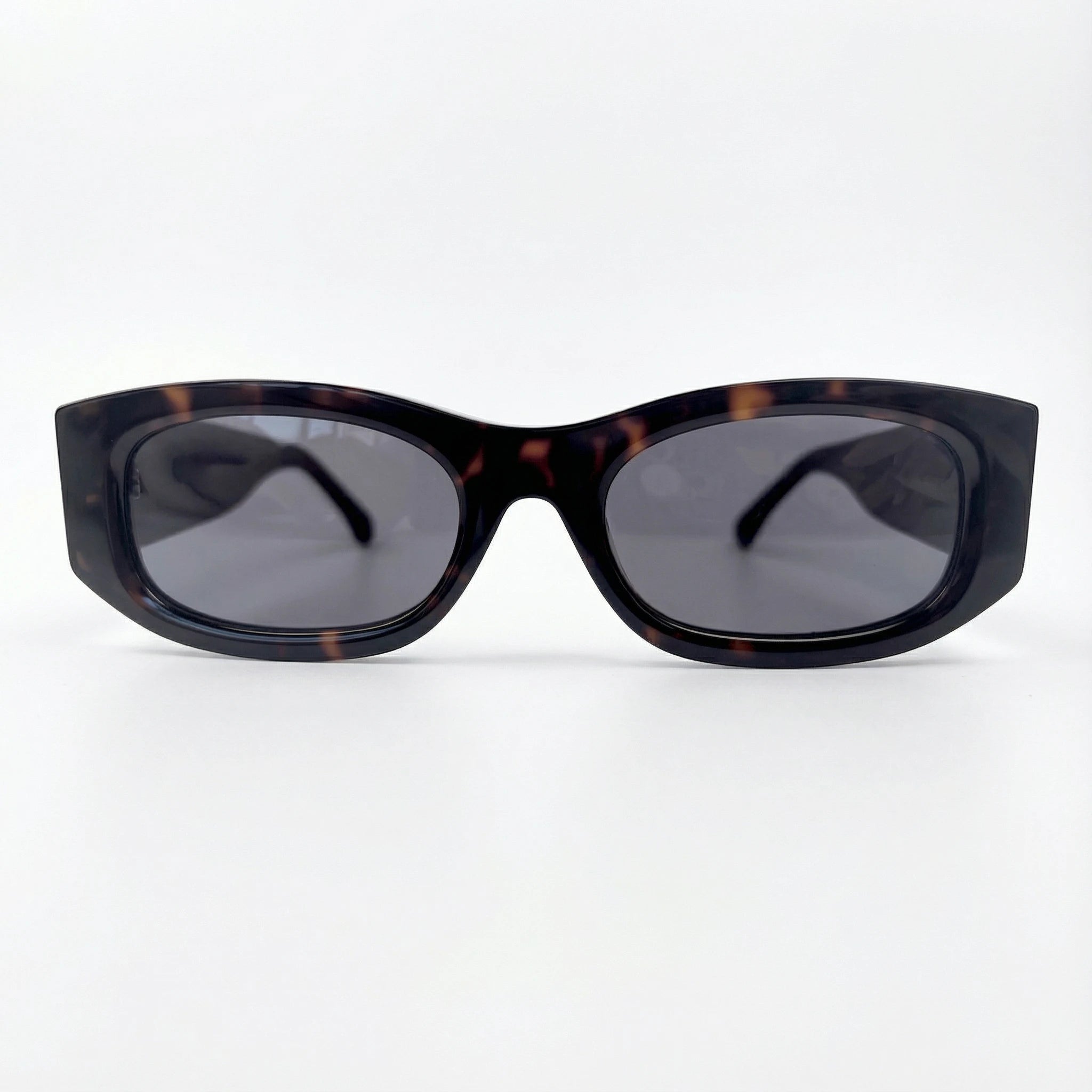 AyLALy Leopard Print Rectangle Sunglasses for Women - UV400 FDA Certified Nylon Lens Fashion Sun Glasses